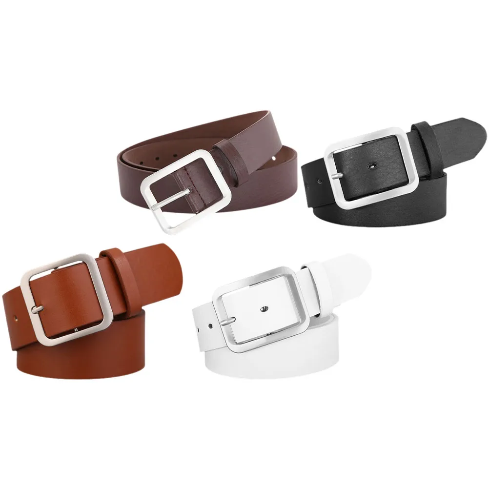 4pcs Belts Imitation Adjustable Waist Belt for Women Men Dress Pants Accessories Brown Black
4pcs Belts Imitation Adjustable Waist Belt for Women Men Dress Pants Accessories Brown Black