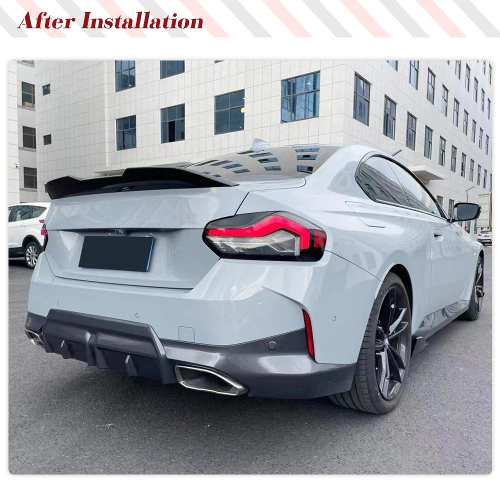 Car Rear Trunk Spoiler Wings for BMW 2 Series G87 M2 G42 M240i Coupe 2020-2023 Rear Spoiler Wing Lip ABS Glossy Black
Car Rear Trunk Spoiler Wings for BMW 2 Series G87 M2 G42 M240i Coupe 2020-2023 Rear Spoiler Wing Lip ABS Glossy Black