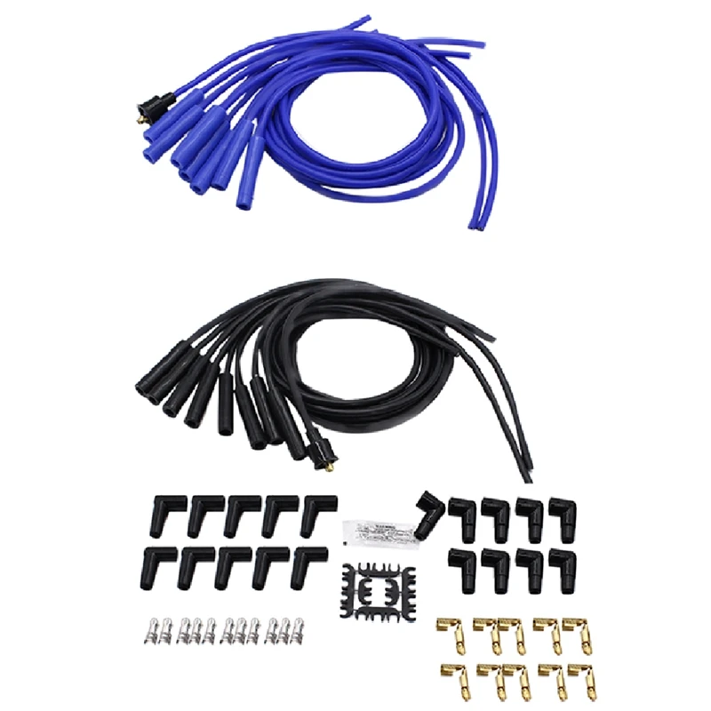 Spark Plug Wires Spiral Core 8Mm 180 Degree Spark Plug Sheath Universal Wire Set
Spark Plug Wires Spiral Core 8Mm 180 Degree Spark Plug Sheath Universal Wire Set