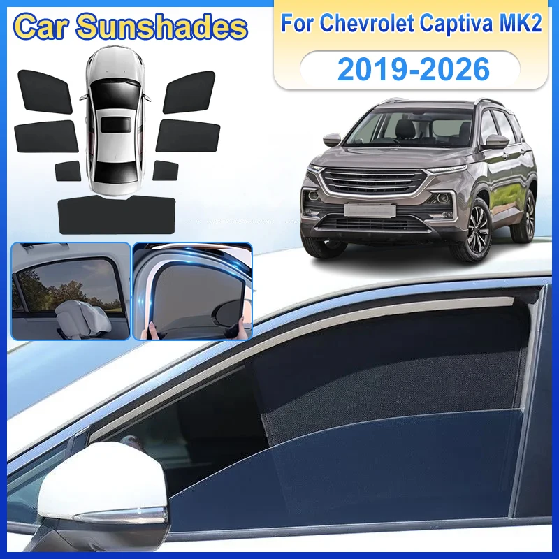 Car Sun Shade For Chevrolet Captiva Accessories MK2 2019-2026 Visor Mesh Blocks UV Rays Windshield Frame Curtain Auto Accessorie
Car Sun Shade For Chevrolet Captiva Accessories MK2 2019-2026 Visor Mesh Blocks UV Rays Windshield Frame Curtain Auto Accessorie