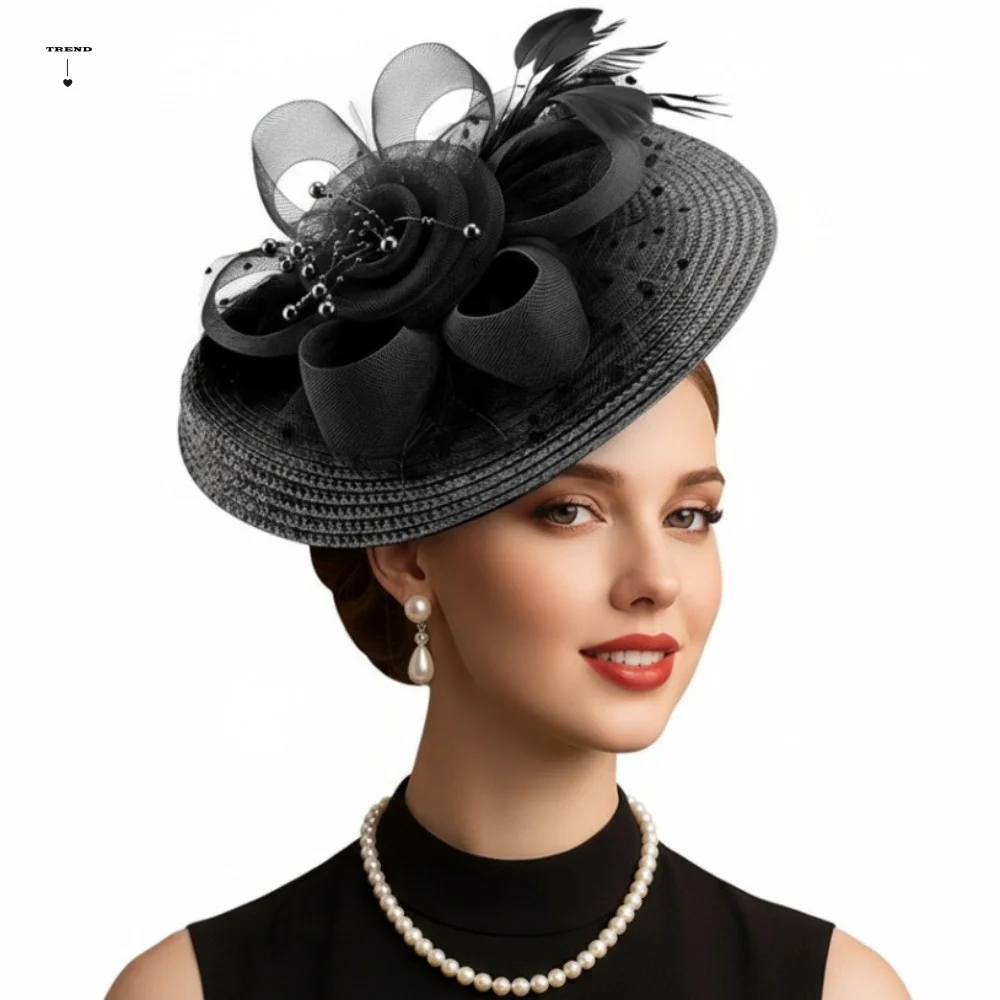 Изысканный головной убор-фасцинатор с сеткой и перьями, элегантная винтажная шляпка для торжественных мероприятий, милый маскарадный ободок для волос для женщин
Изысканный головной убор-фасцинатор с сеткой и перьями, элегантная винтажная шляпка для торжественных мероприятий, милый маскарадный ободок для волос для женщин