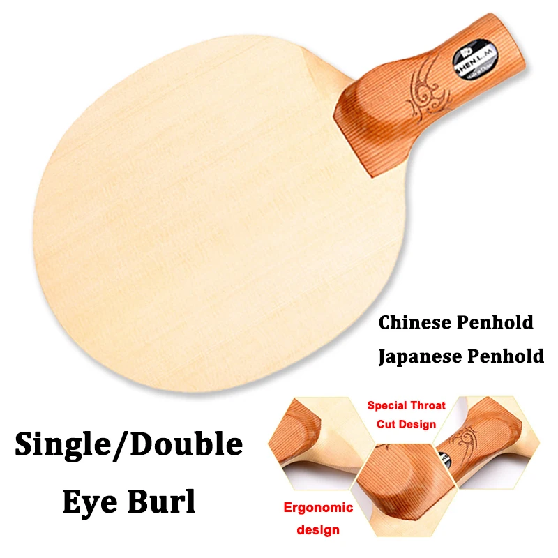 Special Throat Cut Design 1-Ply Hinoki Table Tennis Blade 8mm Solid Wood Ping Pong Base Chinese/Japanese Penhold PingPong Paddle
Special Throat Cut Design 1-Ply Hinoki Table Tennis Blade 8mm Solid Wood Ping Pong Base Chinese/Japanese Penhold PingPong Paddle