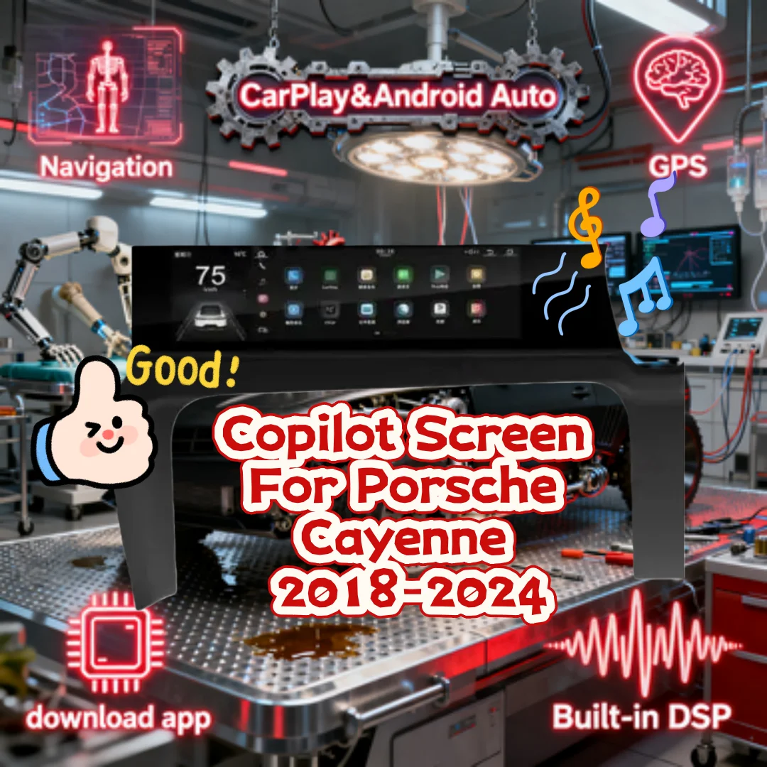 Co-pilot Screen Android Multimedia Player Panel Display For Porsche Cayenne 2018 -2024 Wireless CarPlay Bluetooth Head unit DSP
Co-pilot Screen Android Multimedia Player Panel Display For Porsche Cayenne 2018 -2024 Wireless CarPlay Bluetooth Head unit DSP