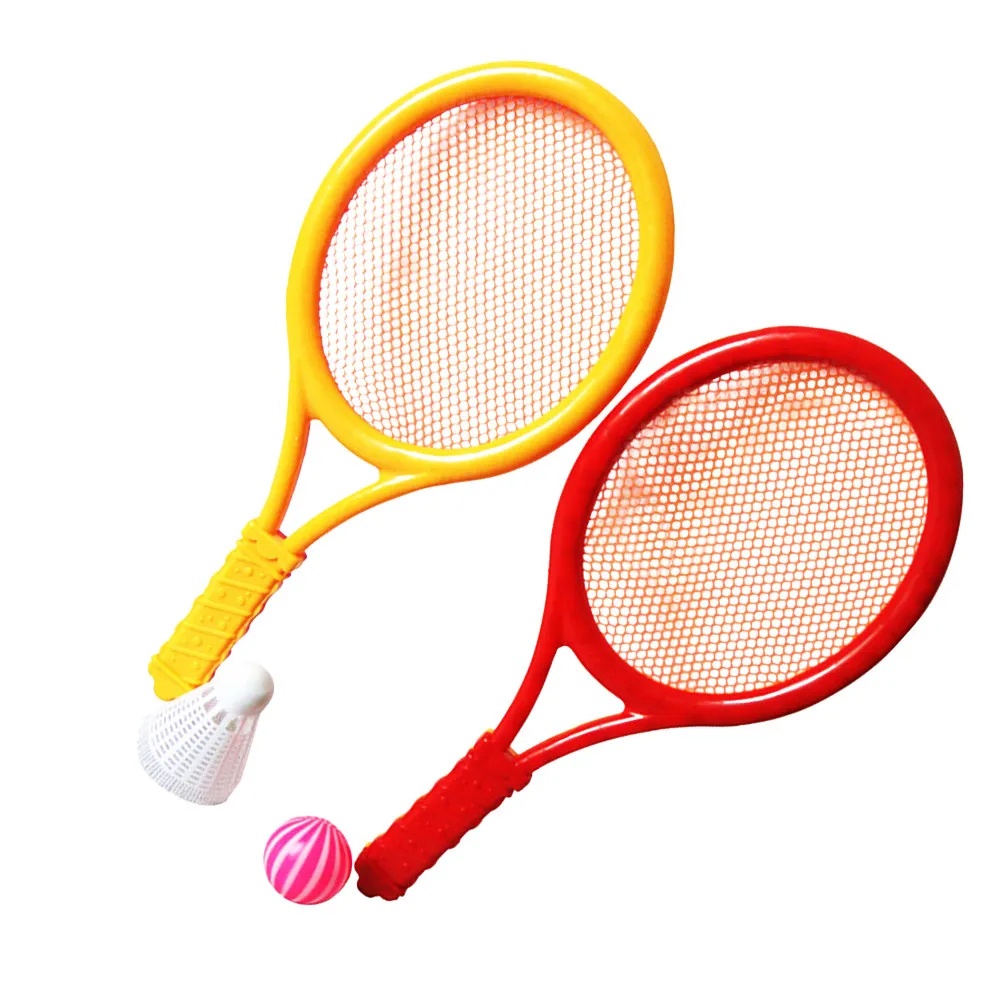 1 Pair Badminton Tennis Set Plastic Racket Lightweight Tennis Rackets with Balls for Recreational Play Badminton Racket
1 Pair Badminton Tennis Set Plastic Racket Lightweight Tennis Rackets with Balls for Recreational Play Badminton Racket