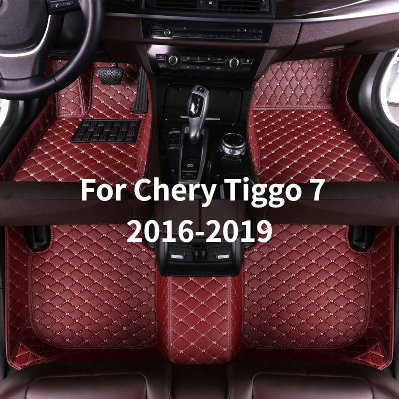 Кожаные автомобильные напольные коврики на заказ, подходят для Chery Tiggo 7 2016 ~ 2019, индивидуальные накладки на ножки, аксессуары для защиты стоп
Кожаные автомобильные напольные коврики на заказ, подходят для Chery Tiggo 7 2016 ~ 2019, индивидуальные накладки на ножки, аксессуары для защиты стоп