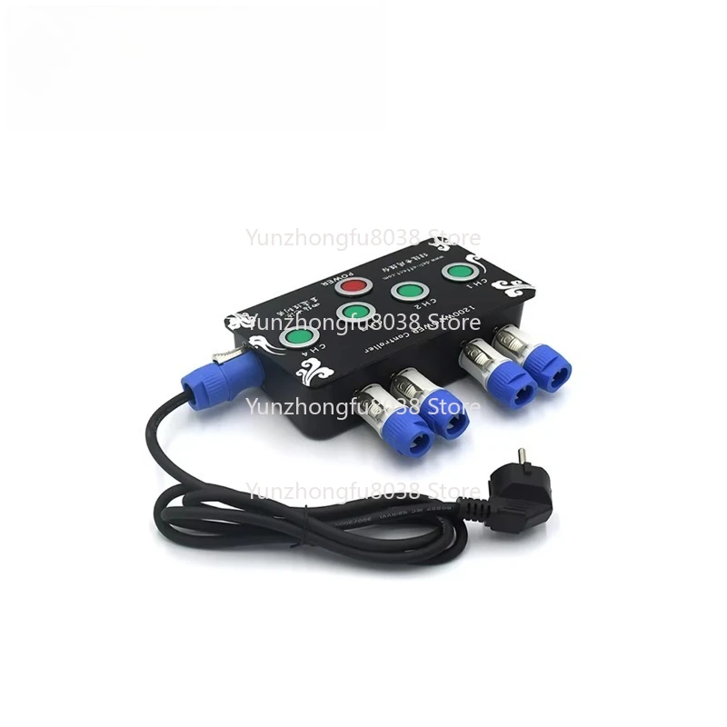 Mini Size 1200W 4-way Power Connection Controller Push Switch Effect Equipment Stage Machine Electronic Controller
Mini Size 1200W 4-way Power Connection Controller Push Switch Effect Equipment Stage Machine Electronic Controller
