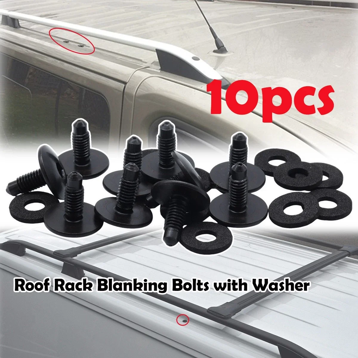10SET Roof Rack Holes Panel Blanking Black Screws Bolts Sealed For Audi A4 S4 A5 S5 Q5 R8 RS4 RS5 Cabriolet Nissan NV200 NV300
10SET Roof Rack Holes Panel Blanking Black Screws Bolts Sealed For Audi A4 S4 A5 S5 Q5 R8 RS4 RS5 Cabriolet Nissan NV200 NV300