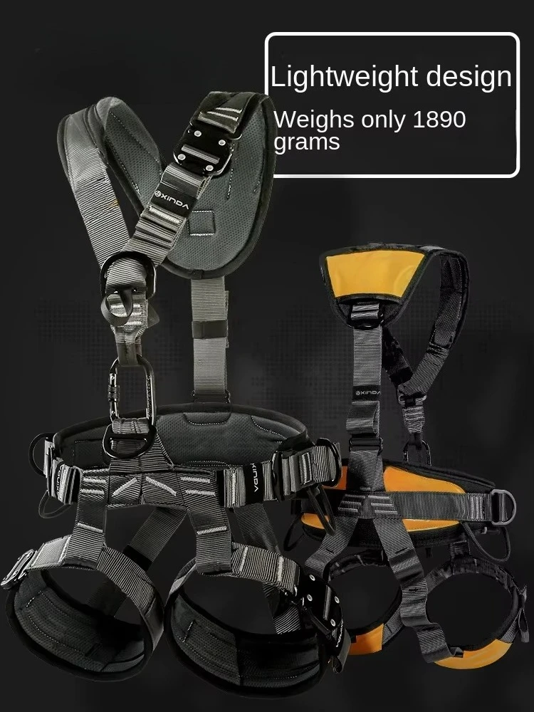 Cinda Lightweight Five-point Full Body Seat Belt Outdoor Mountaineering Rock Climbing Aerial Work Provides Air
Cinda Lightweight Five-point Full Body Seat Belt Outdoor Mountaineering Rock Climbing Aerial Work Provides Air