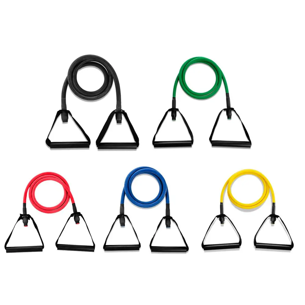 5 Levels Single Resistance Exercise Band Resistance Bands With Handles Training Exercise Tube Band Pull Rope Workouts Equipment
5 Levels Single Resistance Exercise Band Resistance Bands With Handles Training Exercise Tube Band Pull Rope Workouts Equipment