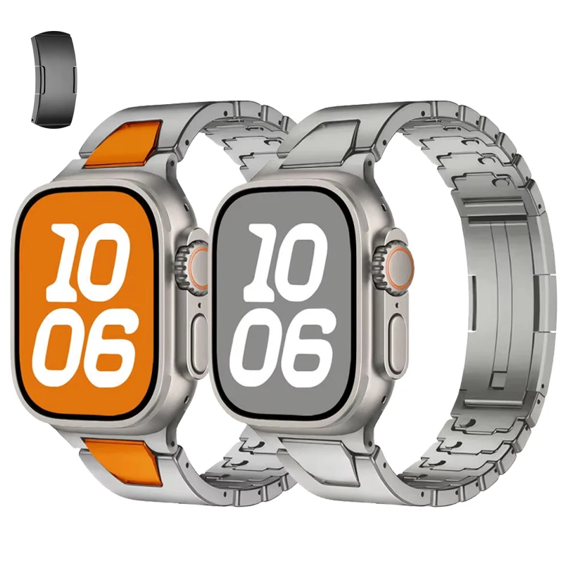 Ремешок из нержавеющей стали для Apple Watch Series 11 46 мм, металлический ремешок, браслет IWatch 10 9 8 7 6 Ultra 3 49 мм 45 мм 42 44 мм аксессуары
Ремешок из нержавеющей стали для Apple Watch Series 11 46 мм, металлический ремешок, браслет IWatch 10 9 8 7 6 Ultra 3 49 мм 45 мм 42 44 мм аксессуары