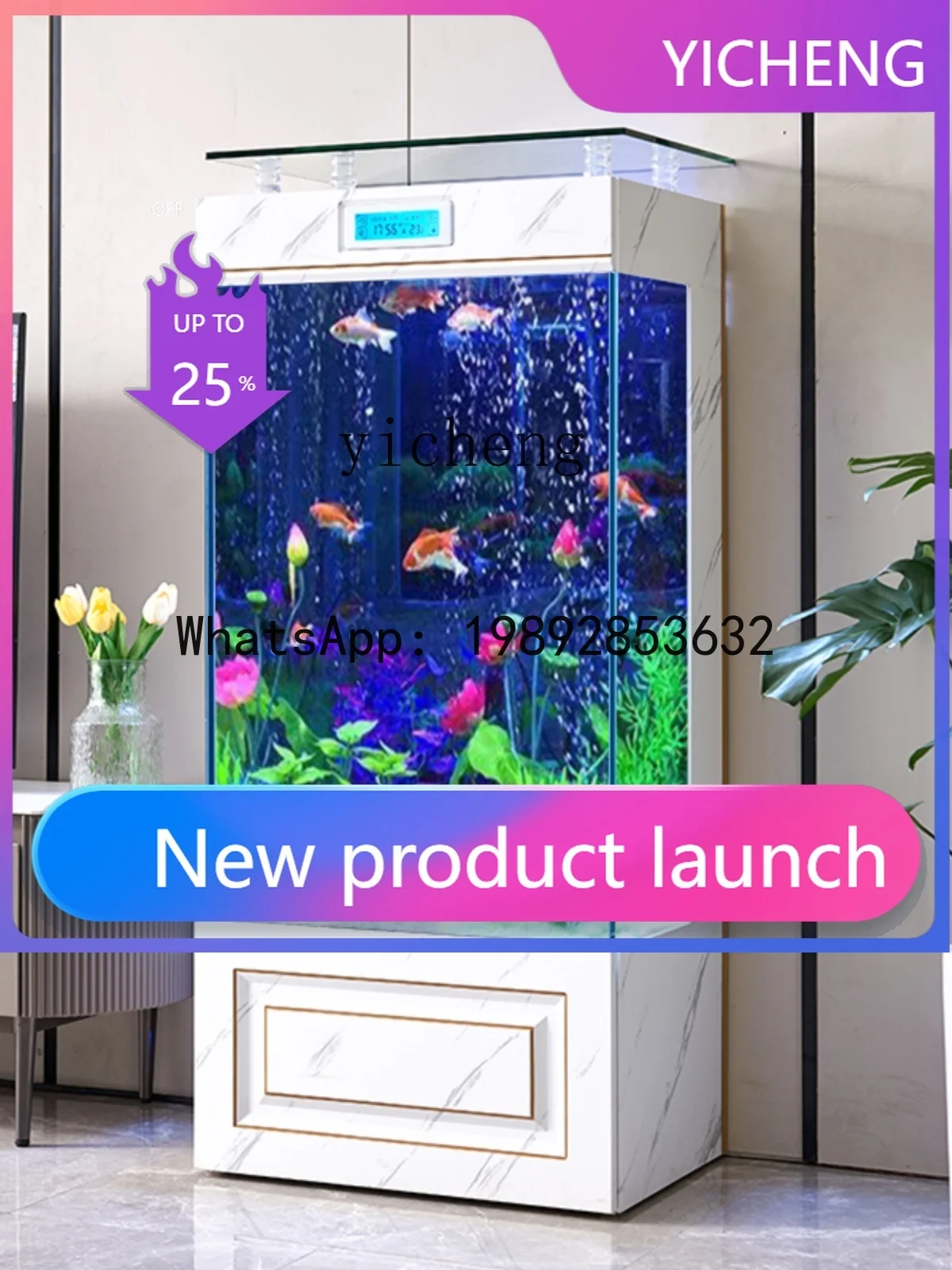 ZK Living Room Square Fish Tank Home Wall Super White Glass Change Water Ecological Lazy Small and Medium Size Aquarium
ZK Living Room Square Fish Tank Home Wall Super White Glass Change Water Ecological Lazy Small and Medium Size Aquarium