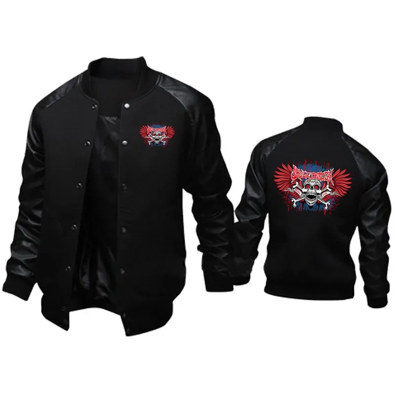 2023 Fashion High Quality Skull Print Logo Jackets for Men Autumn Harajuku men's motorcycle jacket top Men's baseball jacket
2023 Fashion High Quality Skull Print Logo Jackets for Men Autumn Harajuku men's motorcycle jacket top Men's baseball jacket