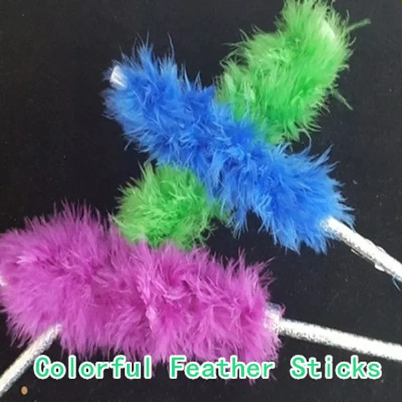 Colorful Feather Sticks (Medium) Magic Tricks Magician Stage Gimmick Prop Illusions Funny Feather Cane/Wand Color Change Magia
Colorful Feather Sticks (Medium) Magic Tricks Magician Stage Gimmick Prop Illusions Funny Feather Cane/Wand Color Change Magia