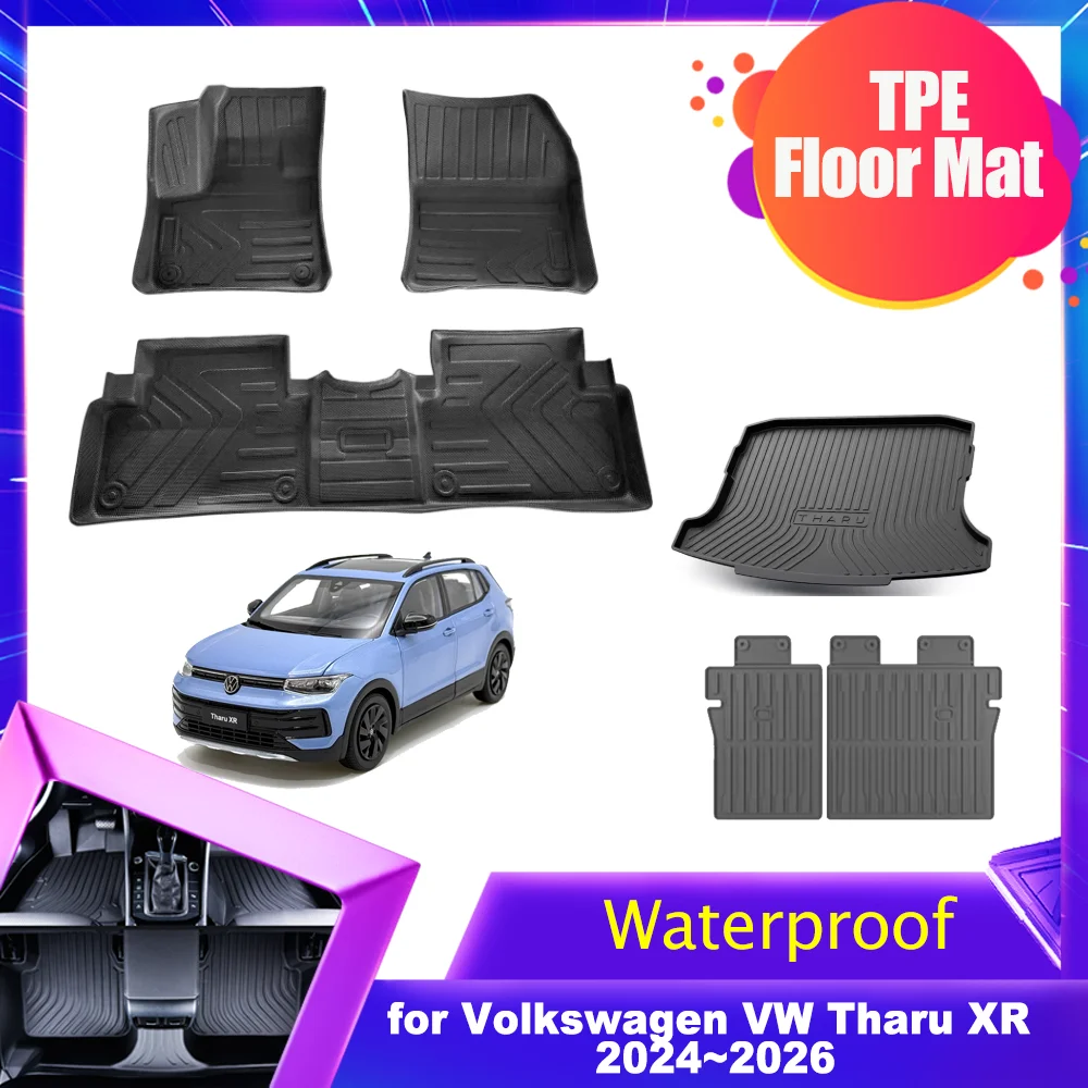 Автомобильный коврик для Volkswagen VW Tharu XR 2024 ~ 2026 2025 TPE Liner Багажник Водонепроницаемая защитная подушка для ног Часть аксессуаров
Автомобильный коврик для Volkswagen VW Tharu XR 2024 ~ 2026 2025 TPE Liner Багажник Водонепроницаемая защитная подушка для ног Часть аксессуаров