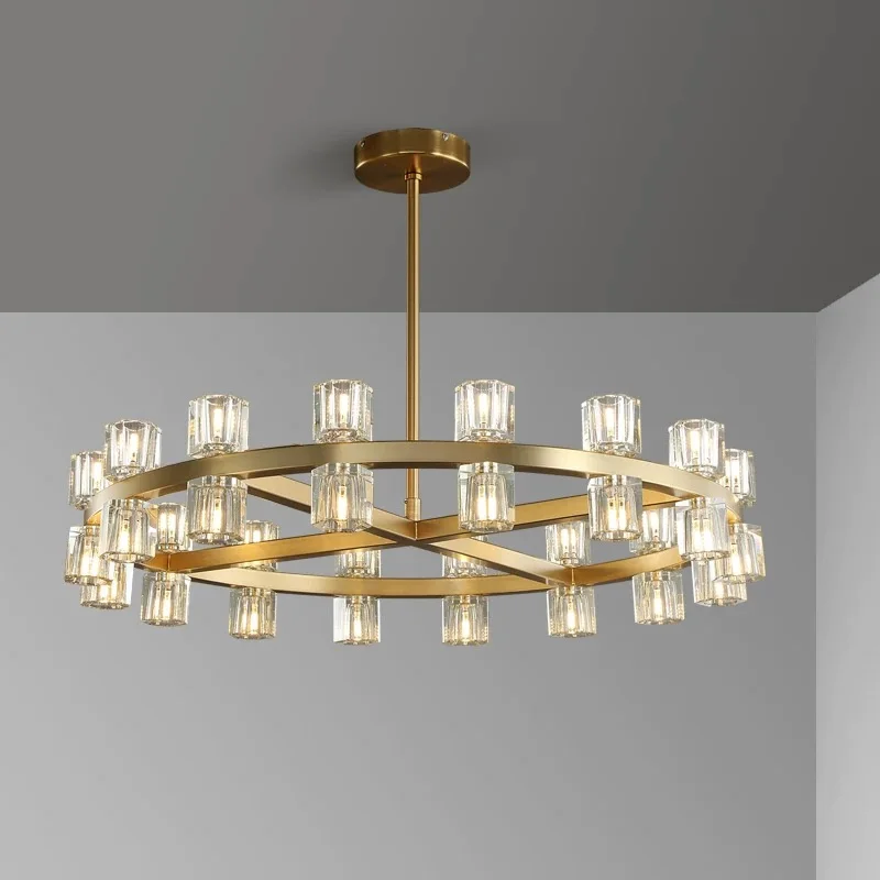 Modern living room glass pendant light G4 light source for living room ceiling lighting, variable light, stainless steel lustre
Modern living room glass pendant light G4 light source for living room ceiling lighting, variable light, stainless steel lustre
