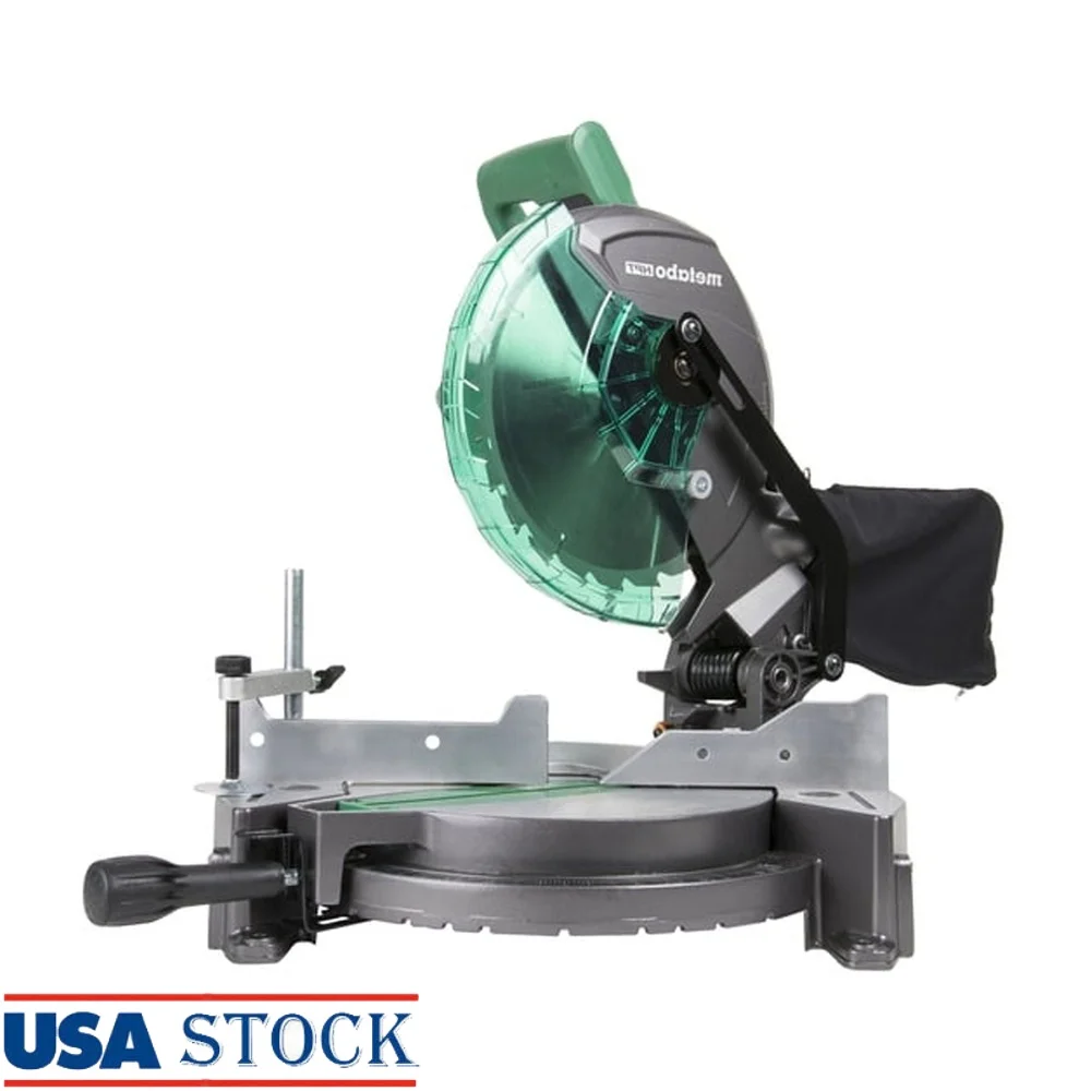 10 Inch Compound Miter Saw Lightweight 15 Amp Motor 5000 RPM Bevel Cuts 0-45 Degrees Miter Angle 0-52 Degrees Large Table
10 Inch Compound Miter Saw Lightweight 15 Amp Motor 5000 RPM Bevel Cuts 0-45 Degrees Miter Angle 0-52 Degrees Large Table