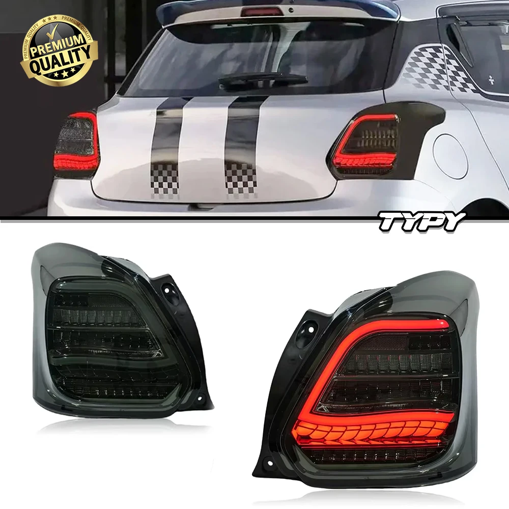 TYPY Car For Suzuki Swift Taillight 2017-2023 Upgrade Modified to New DRL Dynamic Turn Signal LED Taillight Auto Accessories
TYPY Car For Suzuki Swift Taillight 2017-2023 Upgrade Modified to New DRL Dynamic Turn Signal LED Taillight Auto Accessories