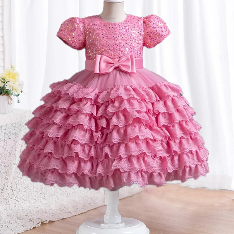 2025 New Girls Elegant Dresses Shining Halloween Performance Costume 3-10 Year Old Girl's Birthday Party Dress
2025 New Girls Elegant Dresses Shining Halloween Performance Costume 3-10 Year Old Girl's Birthday Party Dress