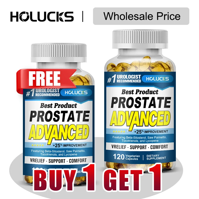 HOLUCKS Prostate Advanced Capsules for Men, Support Healthy Prostate Function, Reduce Frequent Urination & Night Bathroom Trips
HOLUCKS Prostate Advanced Capsules for Men, Support Healthy Prostate Function, Reduce Frequent Urination & Night Bathroom Trips