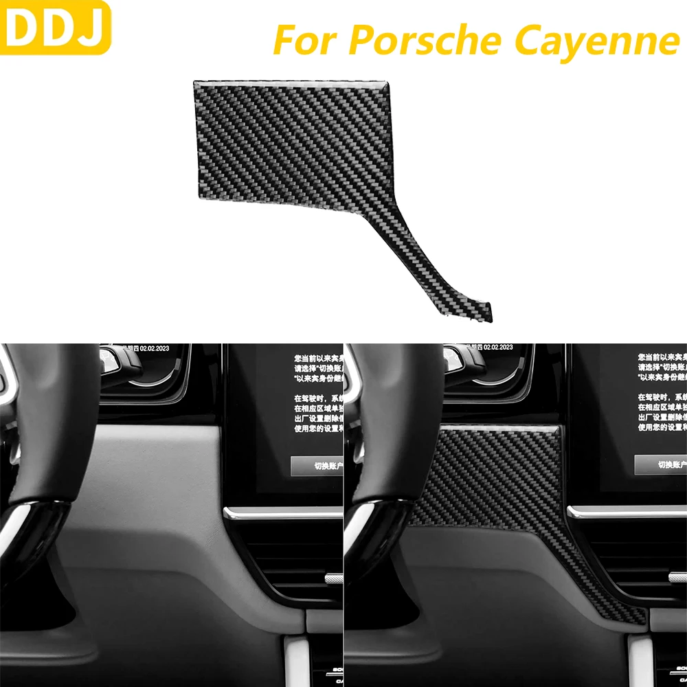 Carbon Fiber Driver's Right-hand Side Dashboard Trim Cover For Porsche Cayenne 9Y0 9YA 9YB E3 2018-2023 Interior Accessories
Carbon Fiber Driver's Right-hand Side Dashboard Trim Cover For Porsche Cayenne 9Y0 9YA 9YB E3 2018-2023 Interior Accessories
