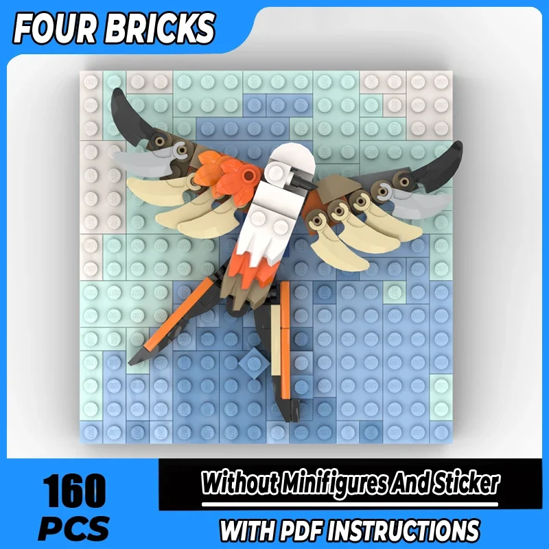 Строительные блоки Moc, размах крыльев, обложка коробки, художественная технология, модульные кирпичи, модель, подарки, рождественские игрушки, наборы «сделай сам», сборка 
Строительные блоки Moc, размах крыльев, обложка коробки, художественная технология, модульные кирпичи, модель, подарки, рождественские игрушки, наборы «сделай сам», сборка