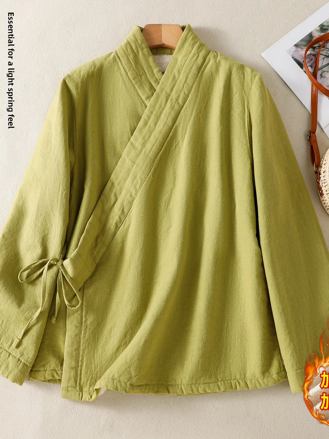 plus Size Cotton Jaet Women's Zen Sle Chinese Traditional Slanted Lapel Robe with Rope Tie Inner Fce Winter Coat
plus Size Cotton Jaet Women's Zen Sle Chinese Traditional Slanted Lapel Robe with Rope Tie Inner Fce Winter Coat