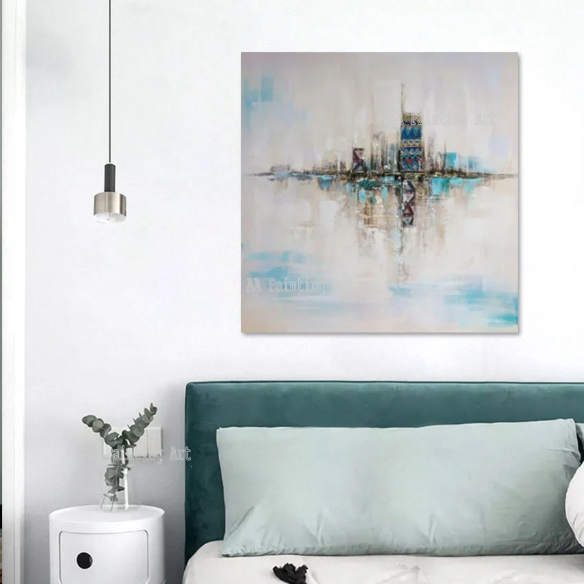 100% Hand Painted Abstract Building Picture Acrylic Painting Unframed Wall Decor Art As Christmas Gift Canvas Artwork
100% Hand Painted Abstract Building Picture Acrylic Painting Unframed Wall Decor Art As Christmas Gift Canvas Artwork