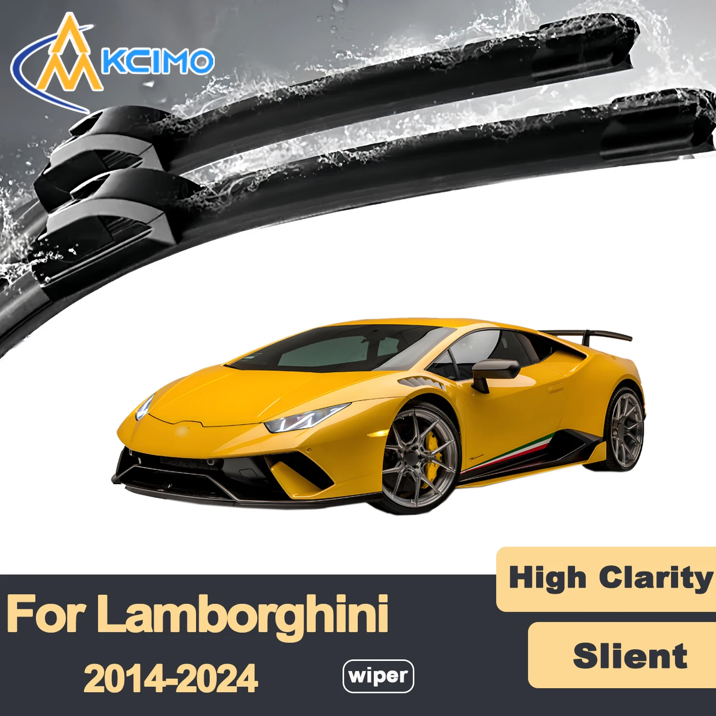 Premium Rubber Durable Silent Windshield Wiper Blades 2pcs for Lamborghini Huracán 2014-2024 Front Wiper Blades Set
Premium Rubber Durable Silent Windshield Wiper Blades 2pcs for Lamborghini Huracán 2014-2024 Front Wiper Blades Set