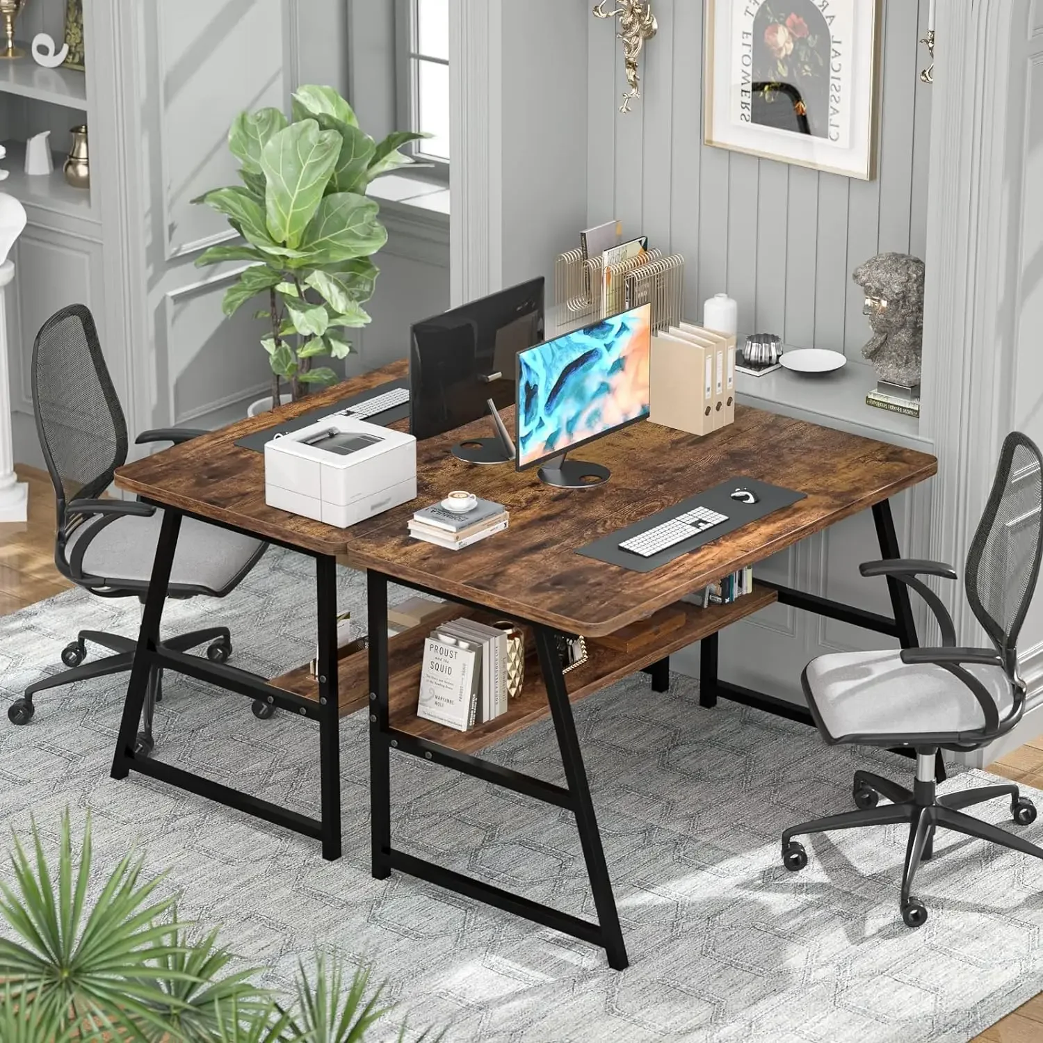 Modern Computer Desk 39 Inch Modern Sturdy Writing Desk With Bookshelf Study Table Home Office For Small Space
Modern Computer Desk 39 Inch Modern Sturdy Writing Desk With Bookshelf Study Table Home Office For Small Space