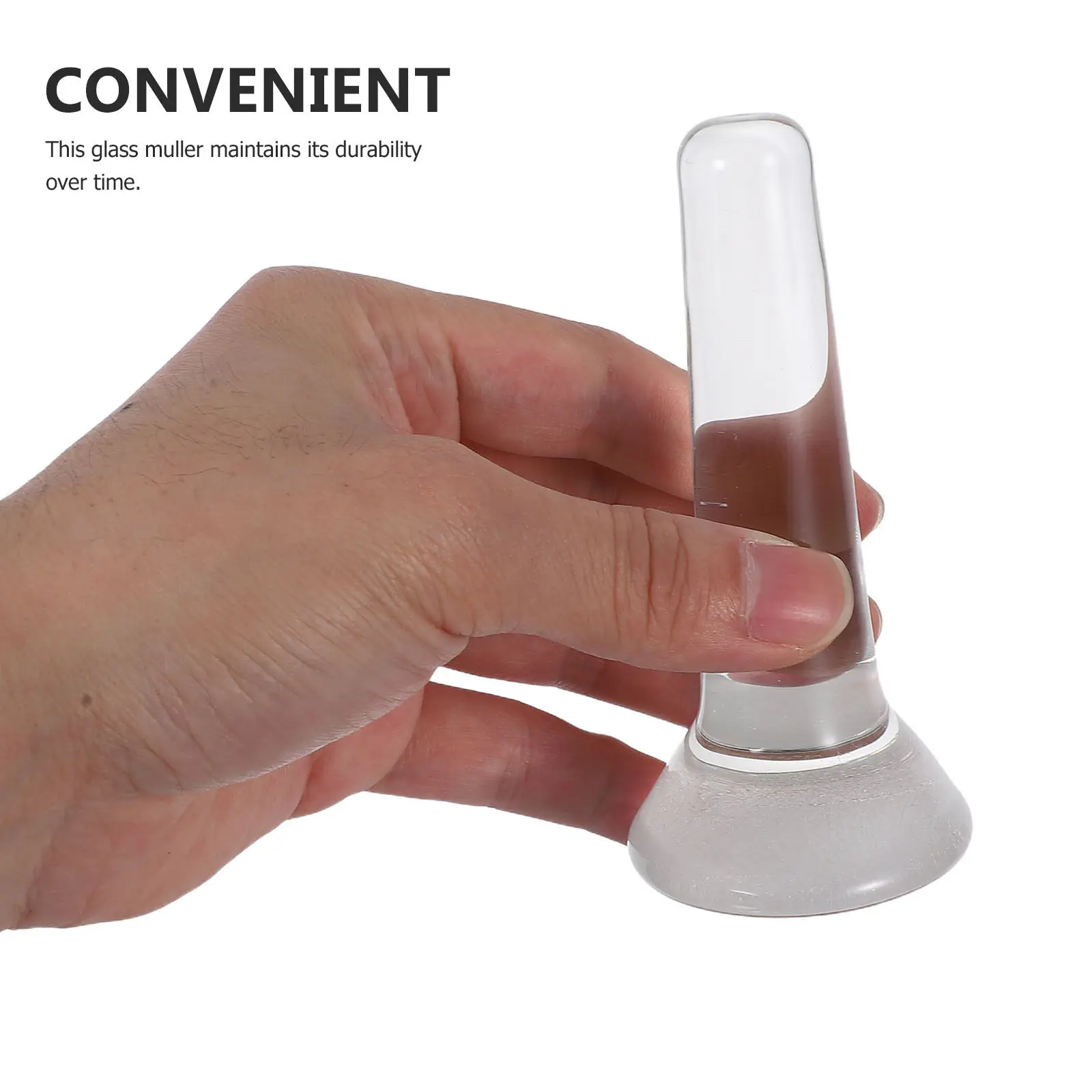 Robust Crystal Glass Muller Pestle for Effortless Pigment Grinding Versatile Manual Grinding Tool for Watercolor Oil Painting
Robust Crystal Glass Muller Pestle for Effortless Pigment Grinding Versatile Manual Grinding Tool for Watercolor Oil Painting
