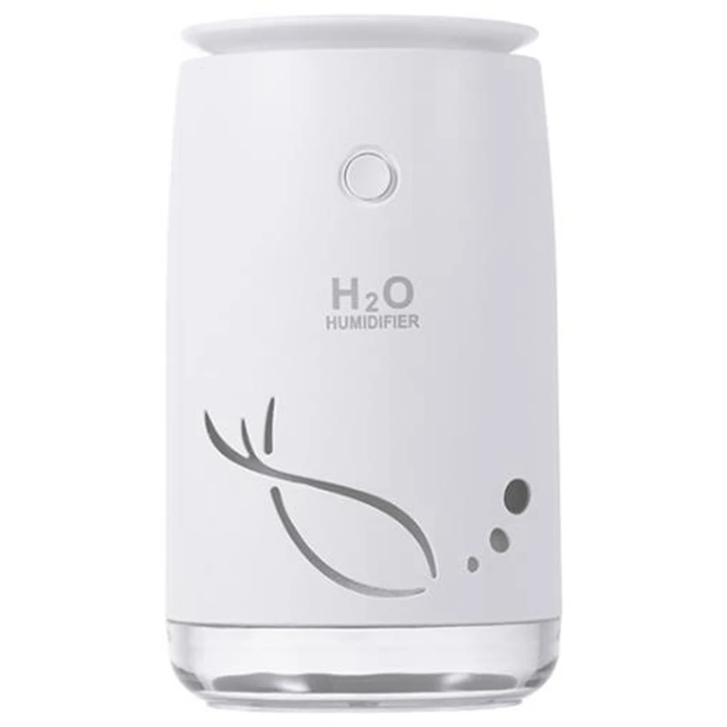 310ML Rechargeable Mini Electric Air Humidifier Fish Colorful LED Light Atmosphere Lamp For Home Car Office
310ML Rechargeable Mini Electric Air Humidifier Fish Colorful LED Light Atmosphere Lamp For Home Car Office