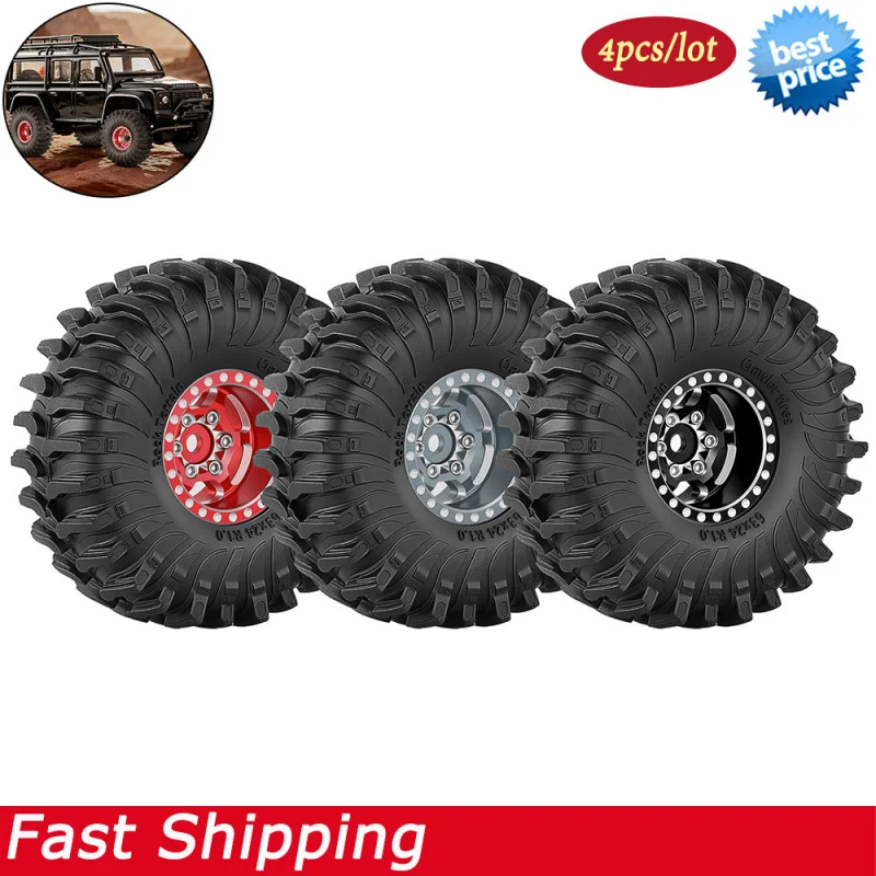 4pcs 1.0 inch Metal Beadlock Wheel and Rubber Tires for 1/18 Traxxas TRX4M 1/24 Axial SCX24 AX24 FCX24 RC Cralwer Upgrade Parts
4pcs 1.0 inch Metal Beadlock Wheel and Rubber Tires for 1/18 Traxxas TRX4M 1/24 Axial SCX24 AX24 FCX24 RC Cralwer Upgrade Parts