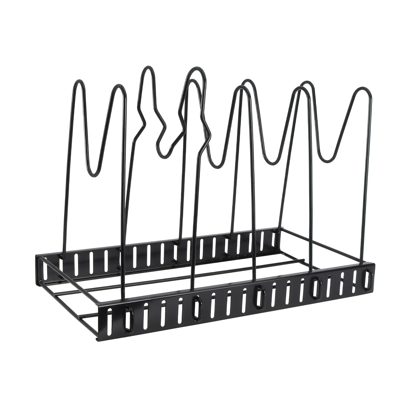 1Set Kitchen Storage Rack Black 5 Layer Premium Iron Pot Cover Holder Tray Multifunction Kitchen Storage Shelf for Counter
1Set Kitchen Storage Rack Black 5 Layer Premium Iron Pot Cover Holder Tray Multifunction Kitchen Storage Shelf for Counter