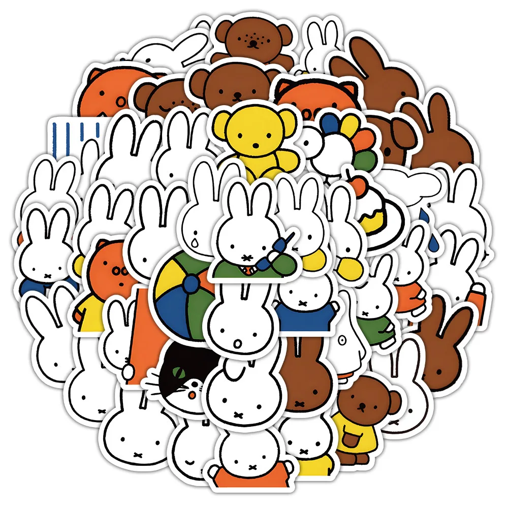 Набор из 63 милых водонепроницаемых наклеек Kawaii Miffy для декора: для карт, стаканов, телефонов, холодильников, багажа. Подарок-игрушка для девочек.
Набор из 63 милых водонепроницаемых наклеек Kawaii Miffy для декора: для карт, стаканов, телефонов, холодильников, багажа. Подарок-игрушка для девочек.