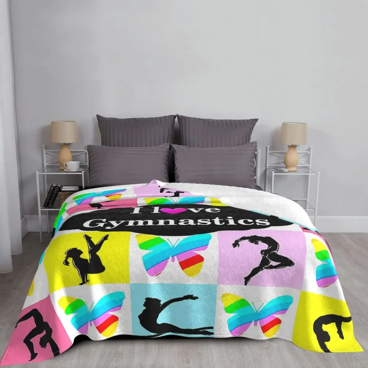 Baby Blankets I Love Gymnastics Plaid Fleece Textile Decor Cartoon Collage Throw Warm Blankets for Bed Couch Bedspreads
Baby Blankets I Love Gymnastics Plaid Fleece Textile Decor Cartoon Collage Throw Warm Blankets for Bed Couch Bedspreads