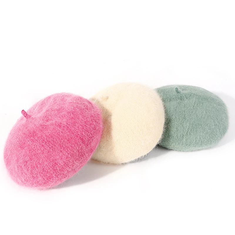 Beret Women Hat Rabbit Fur Knit Autumn Winter Solid Color Warm Cap Accessory For Outdoor Holiday Cold Weather
Beret Women Hat Rabbit Fur Knit Autumn Winter Solid Color Warm Cap Accessory For Outdoor Holiday Cold Weather