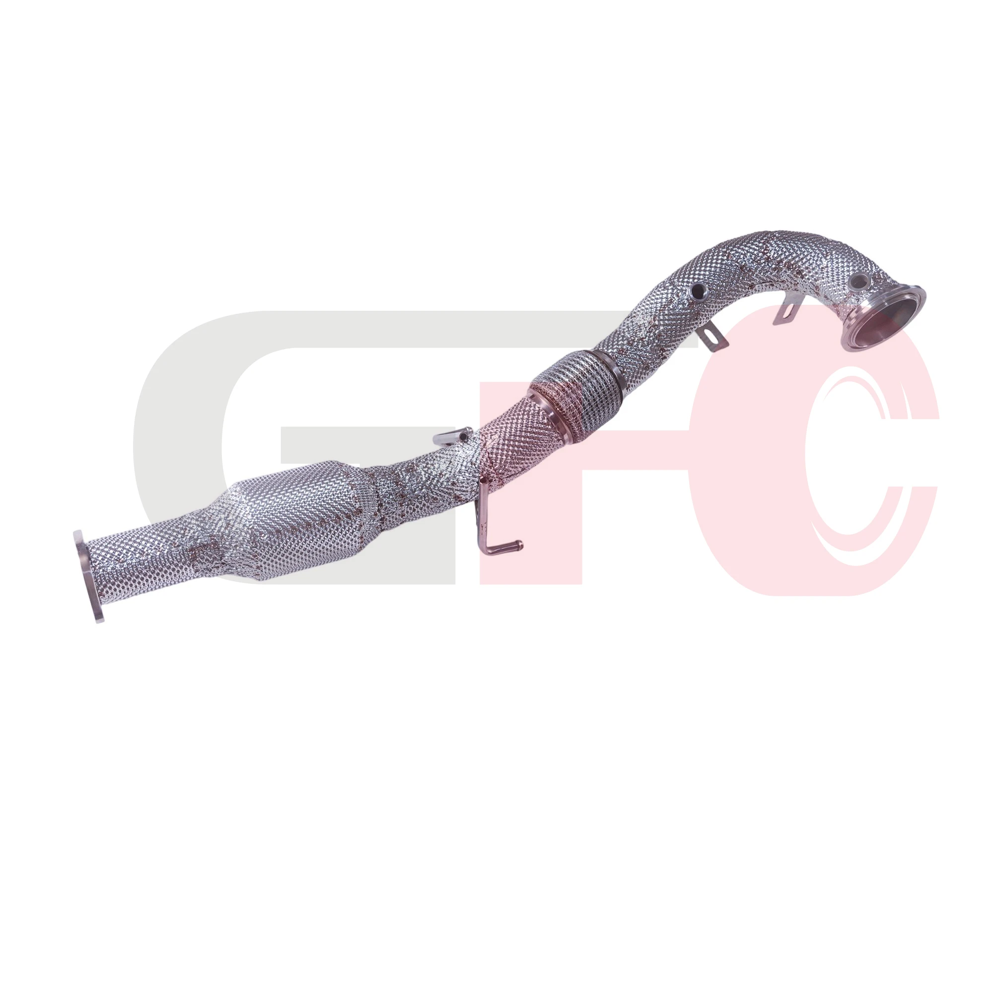 【 Customized Product 】 Stainless steel downpipe with 200 honeycomb, GAC Trumpchi Yingbao 1.5 with cat downpipe head section
【 Customized Product 】 Stainless steel downpipe with 200 honeycomb, GAC Trumpchi Yingbao 1.5 with cat downpipe head section