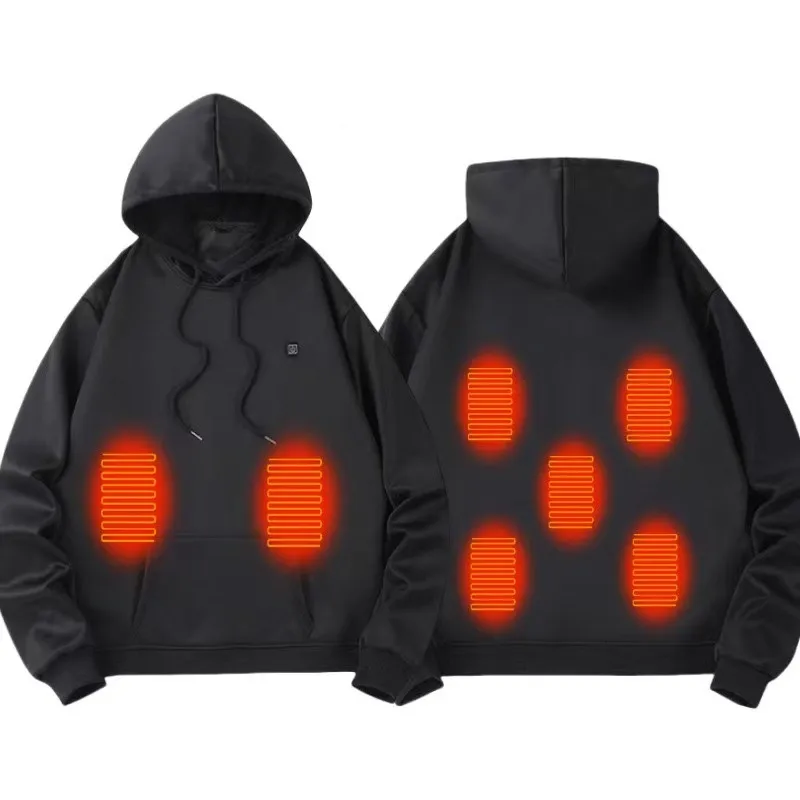 Новый зимний толстый мужской теплый топ с USB-подогревом, мужская модная и универсальная свободная толстовка для отдыха на открытом воздухе, 7-зонная толстовка с подогревом
Новый зимний толстый мужской теплый топ с USB-подогревом, мужская модная и универсальная свободная толстовка для отдыха на открытом воздухе, 7-зонная толстовка с подогревом