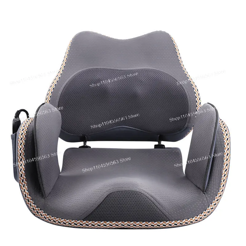 Foldable Waist & Butt Massage Cushion with Kneading, Vibration, Heat & Airbag Massage.
Foldable Waist & Butt Massage Cushion with Kneading, Vibration, Heat & Airbag Massage.
