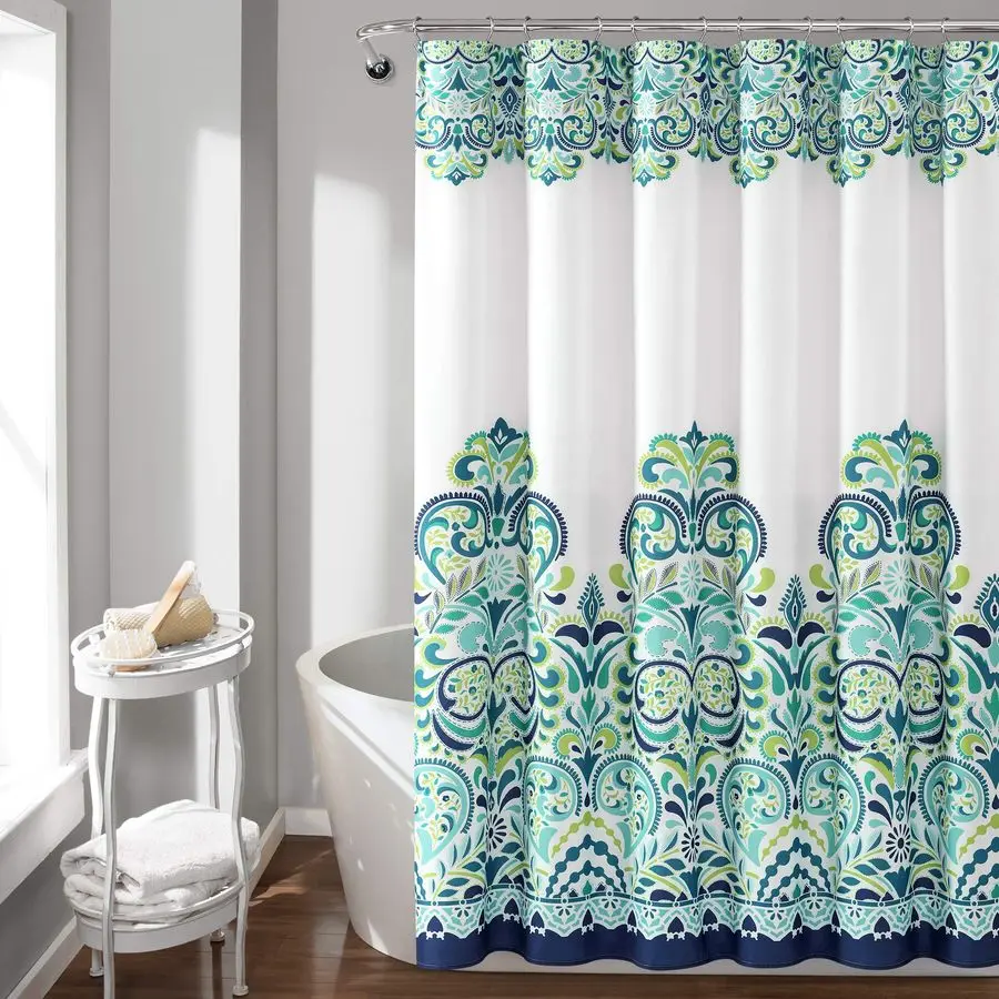 Clara Shower Curtain Single 72 W x 72 L Blue Green Fabric Shower Curtains for Bathroom Colorful Bathroom Curtain Boho Dcor
Clara Shower Curtain Single 72 W x 72 L Blue Green Fabric Shower Curtains for Bathroom Colorful Bathroom Curtain Boho Dcor