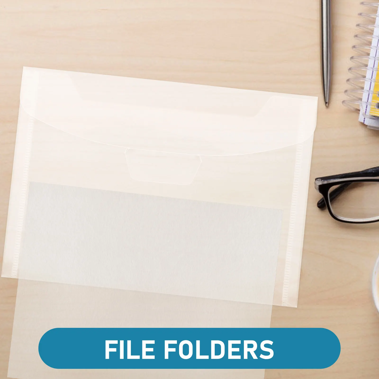 20Pcs Plastic File Pockets Clear Document Folders Multifunctional Binder Folder Wear Resistant Scratch Proof for Receipts
20Pcs Plastic File Pockets Clear Document Folders Multifunctional Binder Folder Wear Resistant Scratch Proof for Receipts