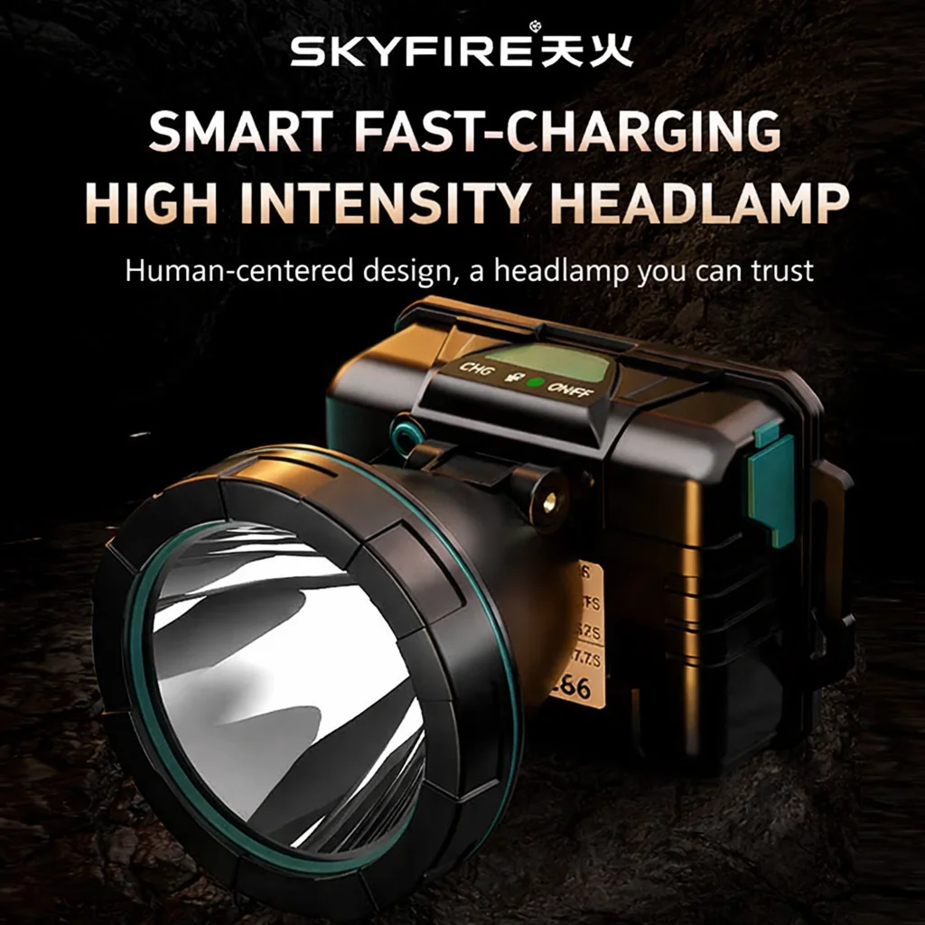 Rechargeable Headlamp, Super Bright LED Headlight with Long Battery Life for Outdoor Fishing, Hiking, Camping and Night Work
Rechargeable Headlamp, Super Bright LED Headlight with Long Battery Life for Outdoor Fishing, Hiking, Camping and Night Work