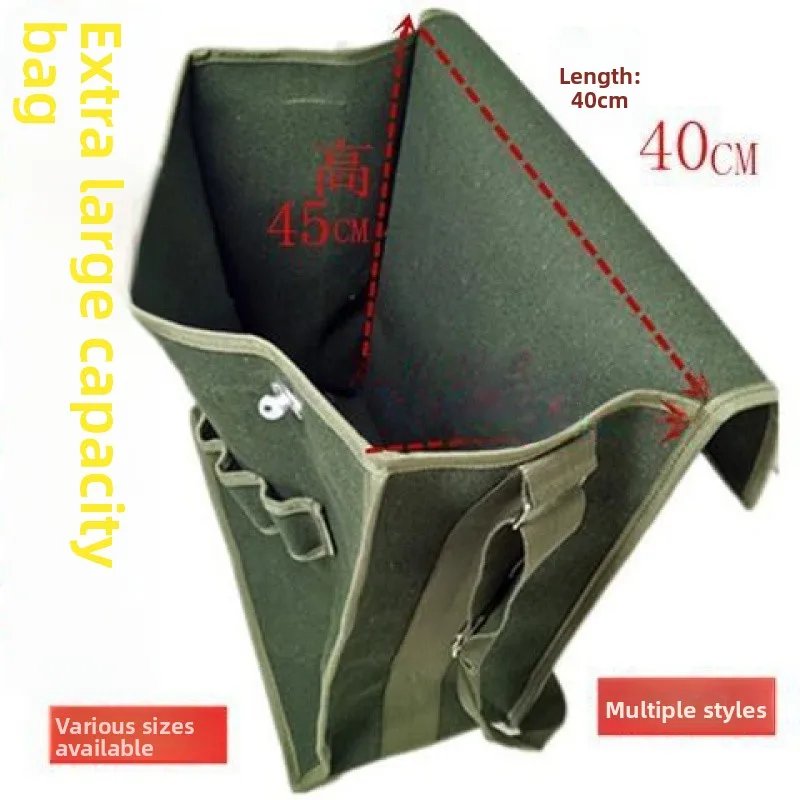 Men's Canvas Tool Bag Crossbody Small Size Repair Construction Site Handheld Durable Fabric Shoulder Strap Envelope Shape
Men's Canvas Tool Bag Crossbody Small Size Repair Construction Site Handheld Durable Fabric Shoulder Strap Envelope Shape