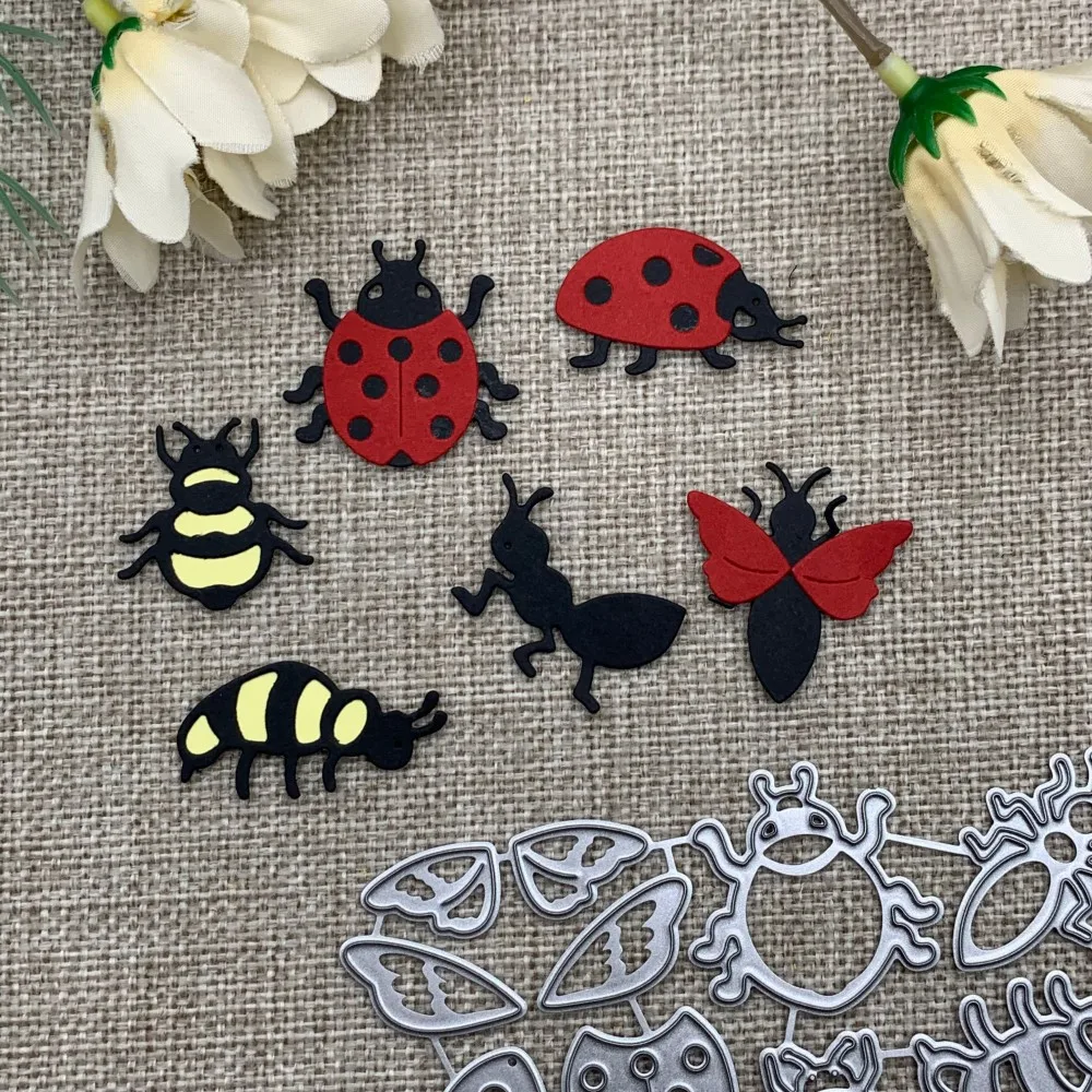 Beetles Ants Bees Metal Cutting Dies For DIY Scrapbooking Decorative Embossing Handcraft Die Cutting Template Mold
Beetles Ants Bees Metal Cutting Dies For DIY Scrapbooking Decorative Embossing Handcraft Die Cutting Template Mold