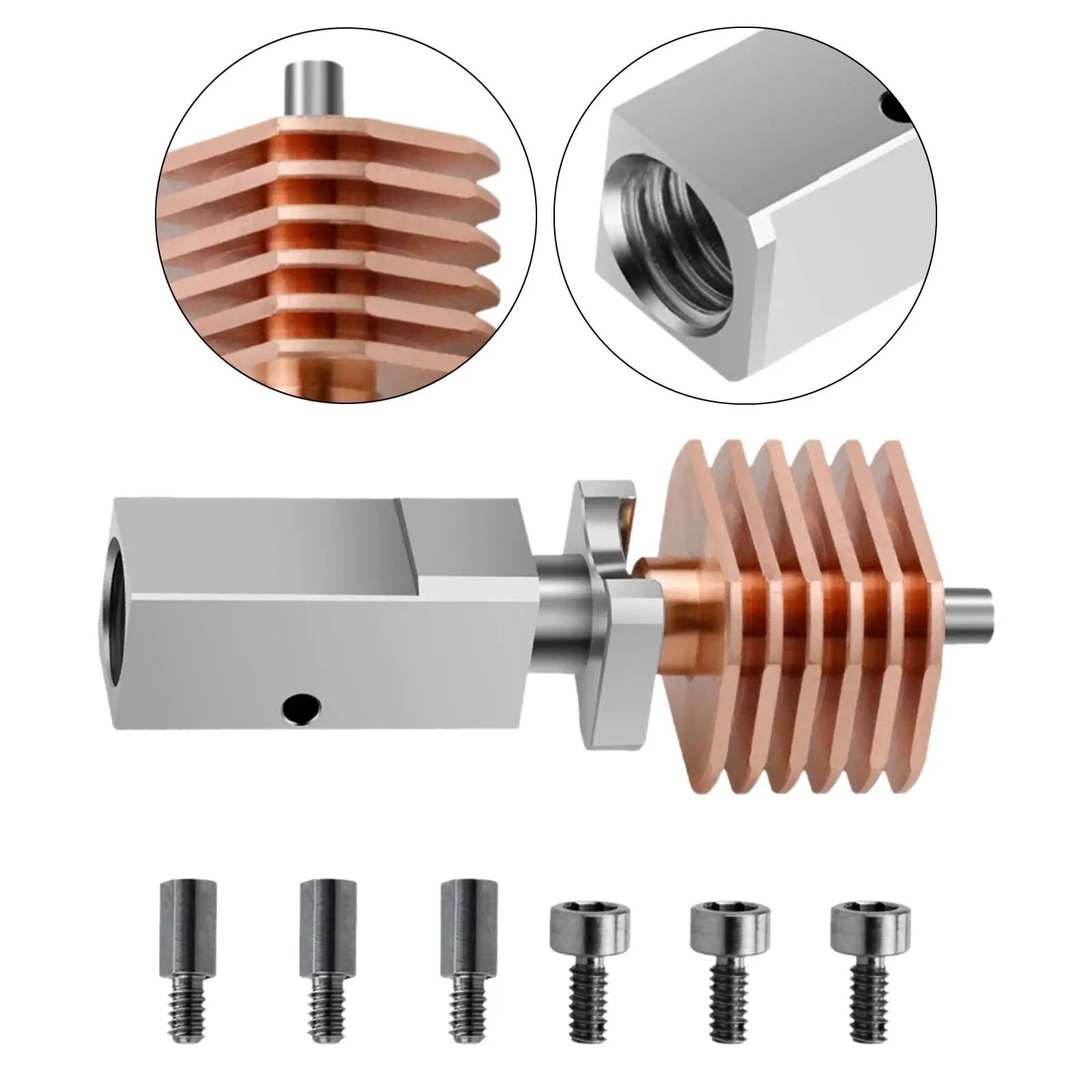 3D-принтер Hot End, биметаллический нагревательный блок горла, комплект Hotend для x1/
3D-принтер Hot End, биметаллический нагревательный блок горла, комплект Hotend для x1/