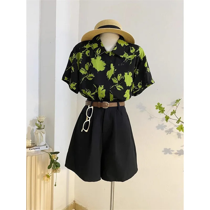 Women Clothes Summer Fashion Casual Button Button Color Blocking Polo Collar Women Shirts Chiffon Loose Short Sleeve Cardigan
Women Clothes Summer Fashion Casual Button Button Color Blocking Polo Collar Women Shirts Chiffon Loose Short Sleeve Cardigan
