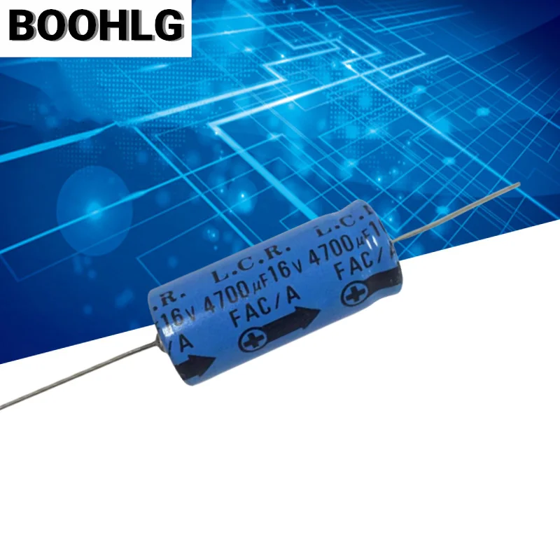 2PCS 4700uf filter capacitor axial polarized electrolytic capacitor 16v 4700uf 18X41mm
2PCS 4700uf filter capacitor axial polarized electrolytic capacitor 16v 4700uf 18X41mm