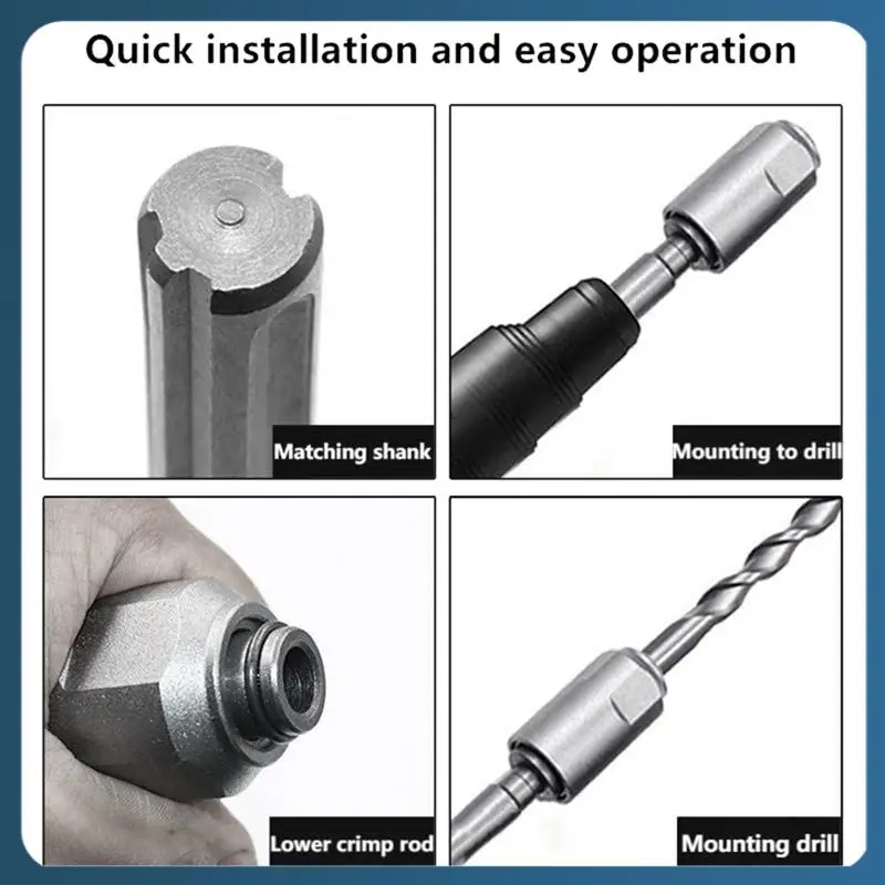 AB02 1 шт. адаптер SDS Max к SDS Plus, преобразователь ударной дрели, быстрый инструмент для молотков SDS Max, черный
AB02 1 шт. адаптер SDS Max к SDS Plus, преобразователь ударной дрели, быстрый инструмент для молотков SDS Max, черный