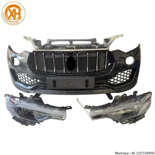 OEM Front Bumper Nose Assembly with Radiator Grille Fog Lamp Housing for Levante Auto Body Parts
OEM Front Bumper Nose Assembly with Radiator Grille Fog Lamp Housing for Levante Auto Body Parts