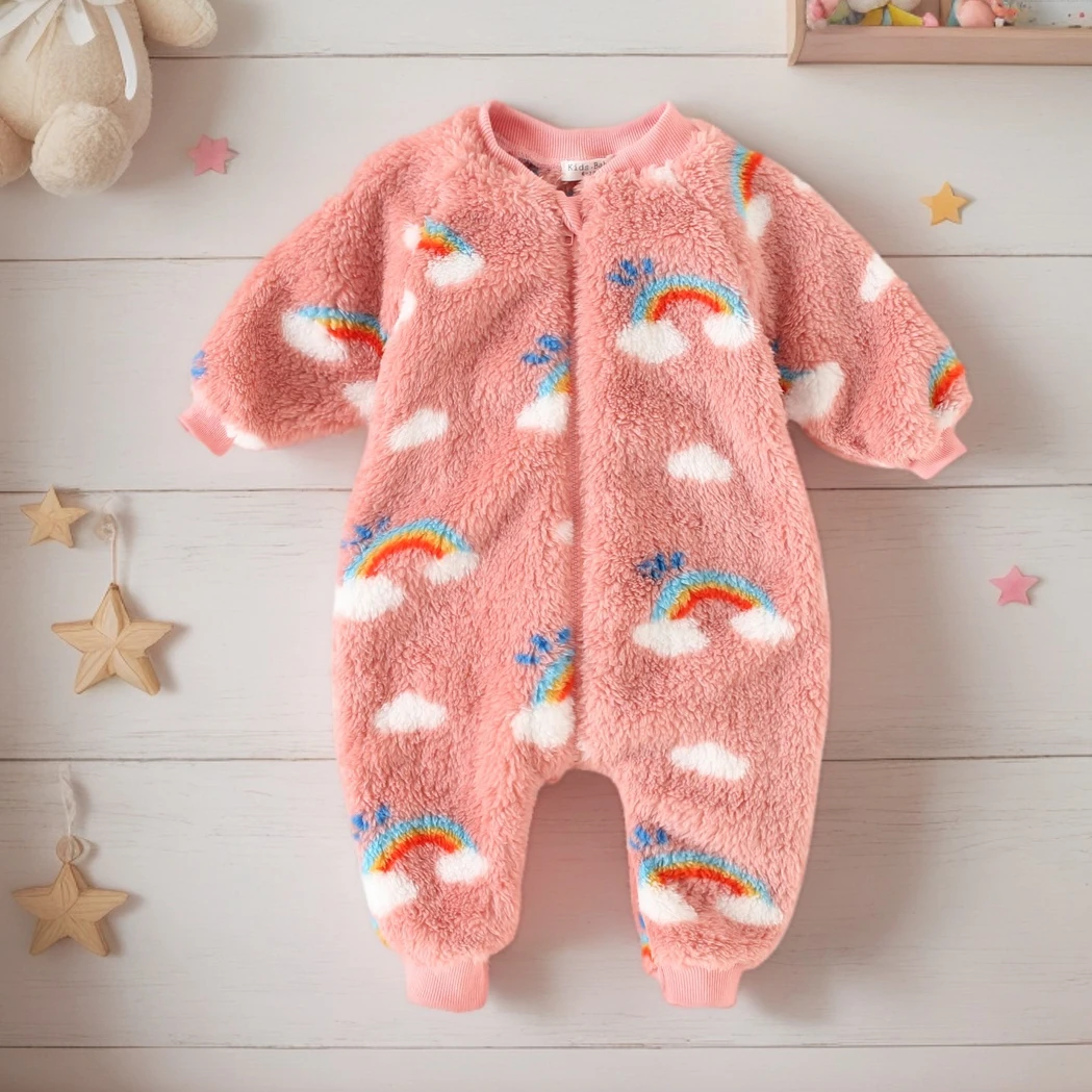Sanlutoz Winter Cartoon Warm Long Sleeve Fleece Thickened Toddler Girls Jumpsuits Zippper Pink
Sanlutoz Winter Cartoon Warm Long Sleeve Fleece Thickened Toddler Girls Jumpsuits Zippper Pink